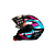 Capacete Azul, Roxo e Preto (c/ óculos) FW3 Nº60 X-Open Fox - Imagem 2