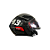 Capacete Grafite e Vermelho (c/ óculos) FW3 Nº58 X-open 43 - Imagem 1