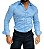 CAMISA ML SLIM AZUL BB - Imagem 1