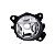 FAROL AUXILIAR VW GOL G5 POLO 2007 A 2012 FOX 2010 A 2014 LADO ESQUERDO - Imagem 2