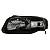 FAROL MASCARA NEGRA GOL POWER G4 2005 A 2014 LADO ESQUERDO - Imagem 2