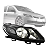 FAROL GOL G5 FOCO DUPLO MASC NEGRA 2009 A 2012 LADO DIREITO - Imagem 1
