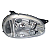FAROL CROMADO CORSA WIND 1994 A 1999 LADO DIREITO - Imagem 2