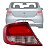 LANTERNA TRASEIRA GOL G5 2009 A 2012 LADO ESQUERDO CRISTAL - Imagem 1