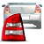 LANTERNA TRASEIRA ASTRA SEDAN 03 A 2011 CRISTAL LD ESQUERDO - Imagem 1