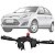 CHAVE DE SETA FIESTA HATCH ROCAM 2009 A 2014 C/ SPEED ALARM - Imagem 1