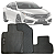 JOGO DE TAPETE BORRACHA PVC HONDA CIVIC 2017 A 2022 LAVÁVEL - Imagem 1