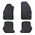 JOGO DE TAPETE BORRACHA PVC FORD FIESTA 2003 A 2012 LAVAVEL - Imagem 4