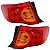 PAR LANTERNA TRASEIRA TOYOTA COROLLA 2009 A 2011 CANTO - Imagem 2