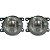 KIT FAROL MILHA NEBLINA FORD FOCUS 2010/2013 MOLDURA CROMADA - Imagem 4