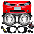 KIT FAROL MILHA AUXILIAR SANDERO LOGAN 2008/2012 COM MOLDURA - Imagem 1