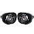 KIT FAROL MILHA AUXILIAR SANDERO LOGAN 2008/2012 COM MOLDURA - Imagem 3