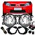 KIT FAROL MILHA AUXILIAR SANDERO LOGAN 2008/2012 COM MOLDURA - Imagem 1