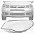 LENTE LISA ACRILICO FAROL FIAT PALIO 2004/2006 LADO ESQUERDO - Imagem 1