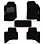 JOGO DE TAPETE CARPETE SOFT CHEVROLET S10 CD 2012/2023 LUXO - Imagem 2