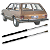 PAR AMORTECEDOR DE PORTA MALAS FORD BELINA I II 1968 A 1989 - Imagem 1