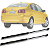 PAR AMORTECEDOR DE PORTA MALAS POLO SEDAN 2001 A 2013 - Imagem 1
