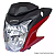 FAROL COM CARENAGEM CB 250 TWISTER 2016 VERMELHO PEROLIZADO - Imagem 2