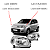 PAR FAROL NOVO FIAT UNO VIVACE 2010 A 2014 CROMADO - Imagem 4