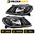 PAR FAROL CELTA 2007 A 2015 PRISMA 2006 A 2012 MASCARA NEGRA - Imagem 4