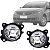 PAR FAROL AUXILIAR VW GOL G5 2009 A 2012 POLO 2007 A 2012 - Imagem 1
