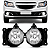 PAR FAROL MILHA AUXILIAR ONIX COBALT SONIC SPIN 2012 A 2014 - Imagem 1