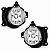 PAR FAROL MILHA AUXILIAR ONIX COBALT SONIC SPIN 2012 A 2014 - Imagem 4