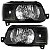 PAR FAROL FIAT UNO 2004 A 2009 MASCARA NEGRA - Imagem 2