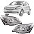 PAR FAROL AGILE 2009 A 2013 MONTANA 2009 A 2016 CROMADO - Imagem 1
