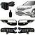KIT FAROL MILHA CRV 2017 A 2019 MOLDURA CROMADA COM BOTÃO - Imagem 1