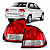 PAR LANTERNA TRASEIRA CLASSIC 2011 A 2016 BICOLOR CANTO - Imagem 1