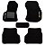 JOGO DE TAPETE CARPETE PRETO CHEVROLET ZAFIRA 2001 Á 2012 - Imagem 2