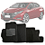 JOGO DE TAPETE CARPETE NISSAN VERSA 2011 A 2014 - Imagem 1