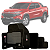 JOGO TAPETE CARPETE FIAT TORO 2016 2017 2018 2019 2020 5PÇS - Imagem 1