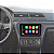 MOLDURA PAINEL GOL G7 AMAROK JETTA TIGUAN 2 DIN PRETO - Imagem 4
