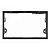 MOLDURA PAINEL ABS 2 DIN POLO GOLF FIESTA ECOESPORT CHINES - Imagem 2