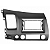 MOLDURA PAINEL 2 DIN HONDA NEW CIVIC 2007 Á 2011 CINZA 7" - Imagem 1