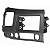 MOLDURA PAINEL 2 DIN HONDA NEW CIVIC 2007 Á 2011 CINZA 7" - Imagem 2