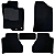 JOGO TAPETE CARPETE NISSAN FRONTIER 2008/2013 BORDADO LUXO - Imagem 2