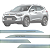 Friso Lateral Gm Tracker 2013 A 2019 Cor Original C/ Cromado - Imagem 1