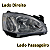 FAROL CORSA MONTANA 2003 A 2011 CROMADO LADO DIREITO - Imagem 4