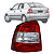 LANTERNA TRASEIRA BICOLOR ASTRA HATCH 1998 Á 2002 ESQUERDO - Imagem 1
