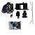 KIT FAROL DE MILHA HONDA CIVIC 2007 A 2008 AUXILIAR C/ GRADE - Imagem 6