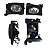 KIT FAROL DE MILHA HONDA CIVIC 2007 A 2008 AUXILIAR C/ GRADE - Imagem 5