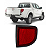 LANTERNA REFLETORA NEBLINA TRITON 2007 A 2016 LADO DIREITO - Imagem 1