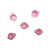 Madrepérola tingida concha rosa 10x8mm - Furo passante - Imagem 1