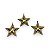 Pingente Estrela Dourado com Borda de Strass - 25mm - Imagem 1