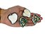 Pingente Coração de Abalone Cravejado em Zircônia - Imagem 2