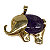 Pingente Elefante - Pedras Naturais - Imagem 3