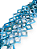Madrepérola Azul - Quadrado Furo Passante Transversal - 24mm - Imagem 1